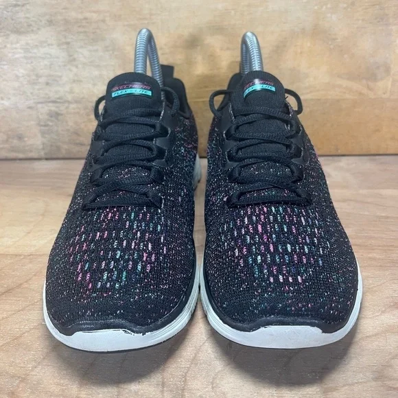 Skechers Flex Appeal 4.0 Womens Size 6 Athletic Shoes Sneakers Black Oink 149301 - Picture 2 of 8